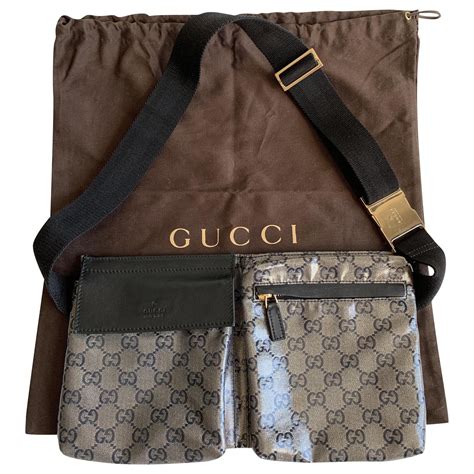 gucci sling bag black leather|gucci sling bag price.